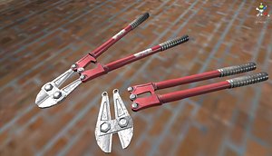 bolt cutters 3D model