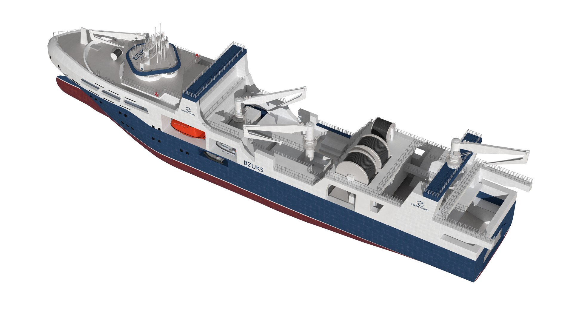 Deep Blue A Fishery Harvesting And Processing Vessel Research Vessel ...