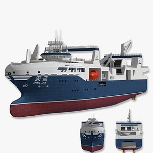 Deep Blue a Fishery Harvesting and Processing Vessel Research Vessel for Oceanographic Research