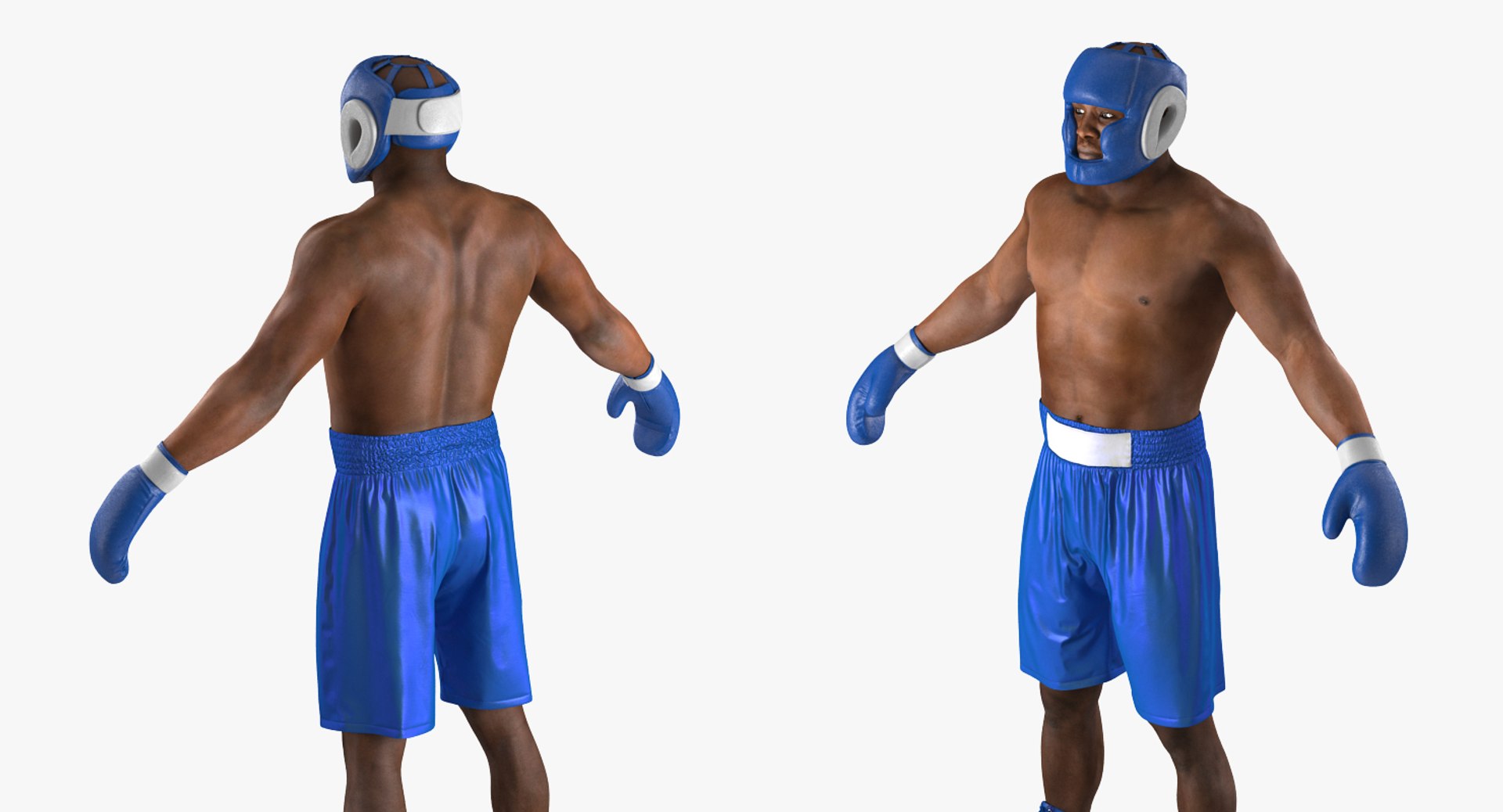 3D Model Boxers Adult Man - TurboSquid 1394816