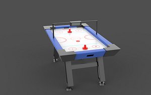 Air Hockey 3D model 3D model