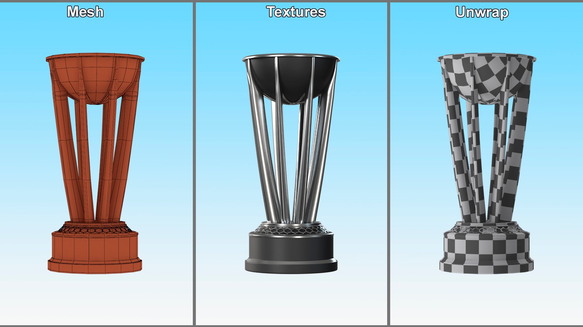 3D Model Cup NBA Silver - TurboSquid 2276351