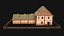 Medieval Stable Farm House 3D model