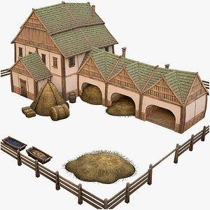 Medieval Stable Farm House