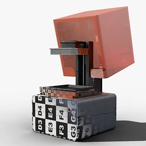 3d model form 1 printer