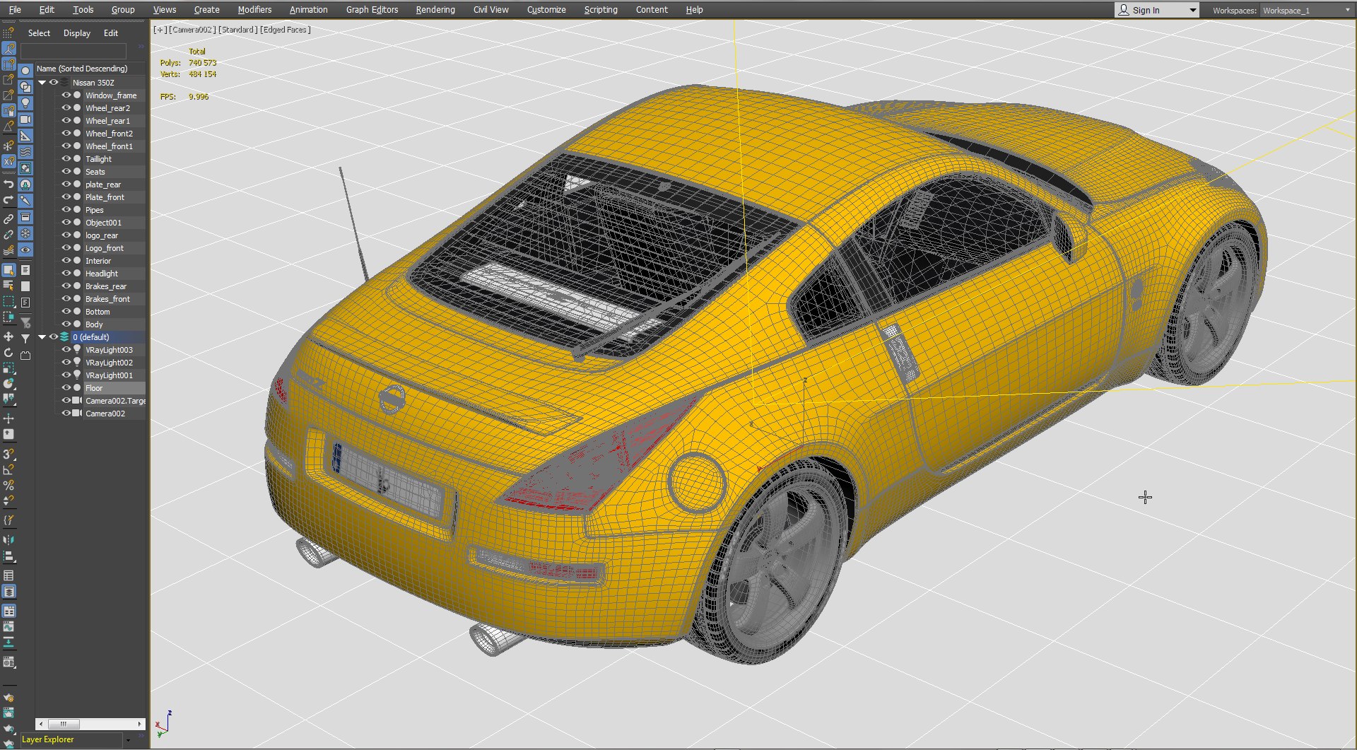Nissan 350z car 3D model - TurboSquid 1469806