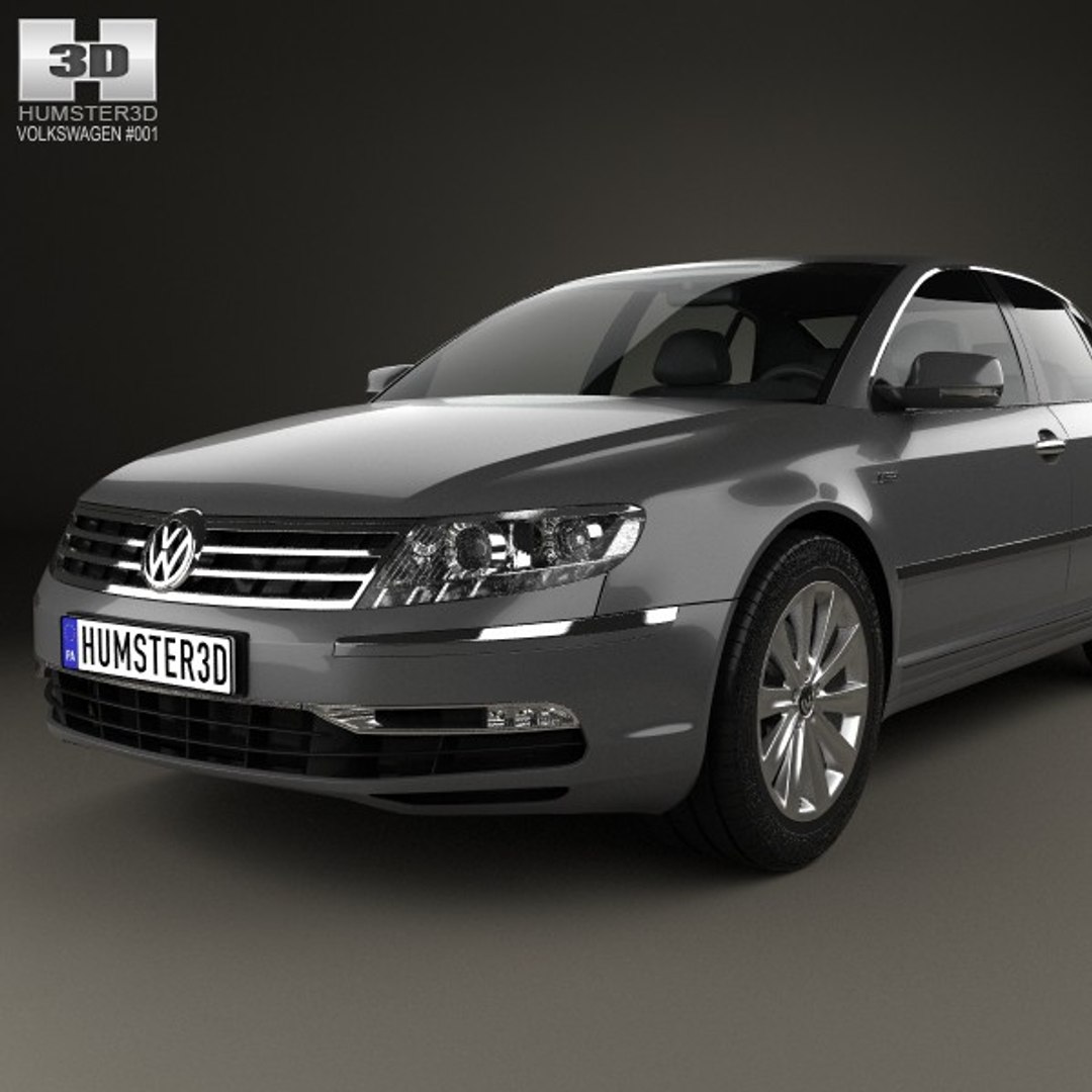 volkswagen phaeton 2011 3d c4d