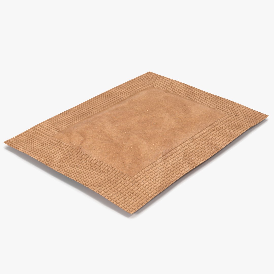 Sugar Packet 2 3D model preview