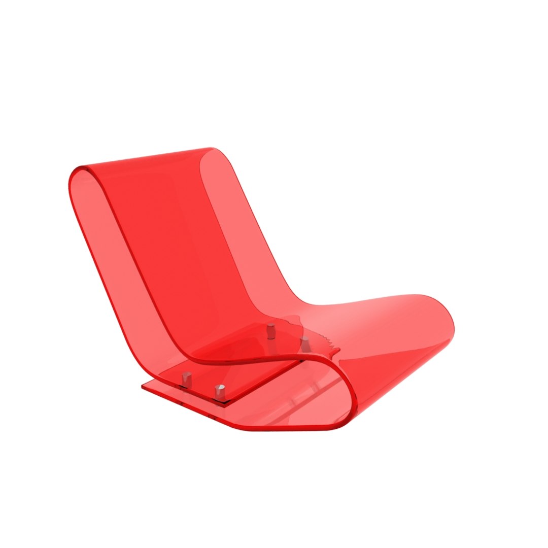 Kartell Lcp Chair Model TurboSquid 1215578