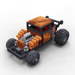 Voxel Hotrod Car