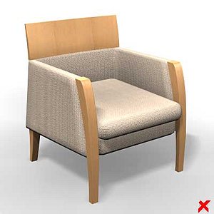 3ds max armchair chair