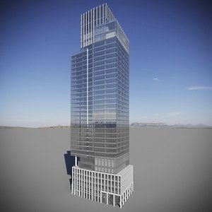 3D 1 Leadenhall Street Tower model