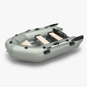 inflatable boat 3d model