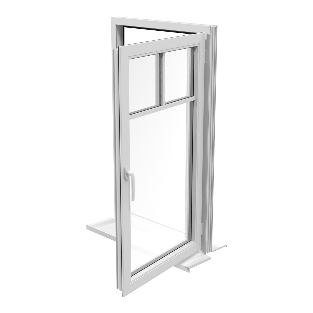 3d model plastic window 5