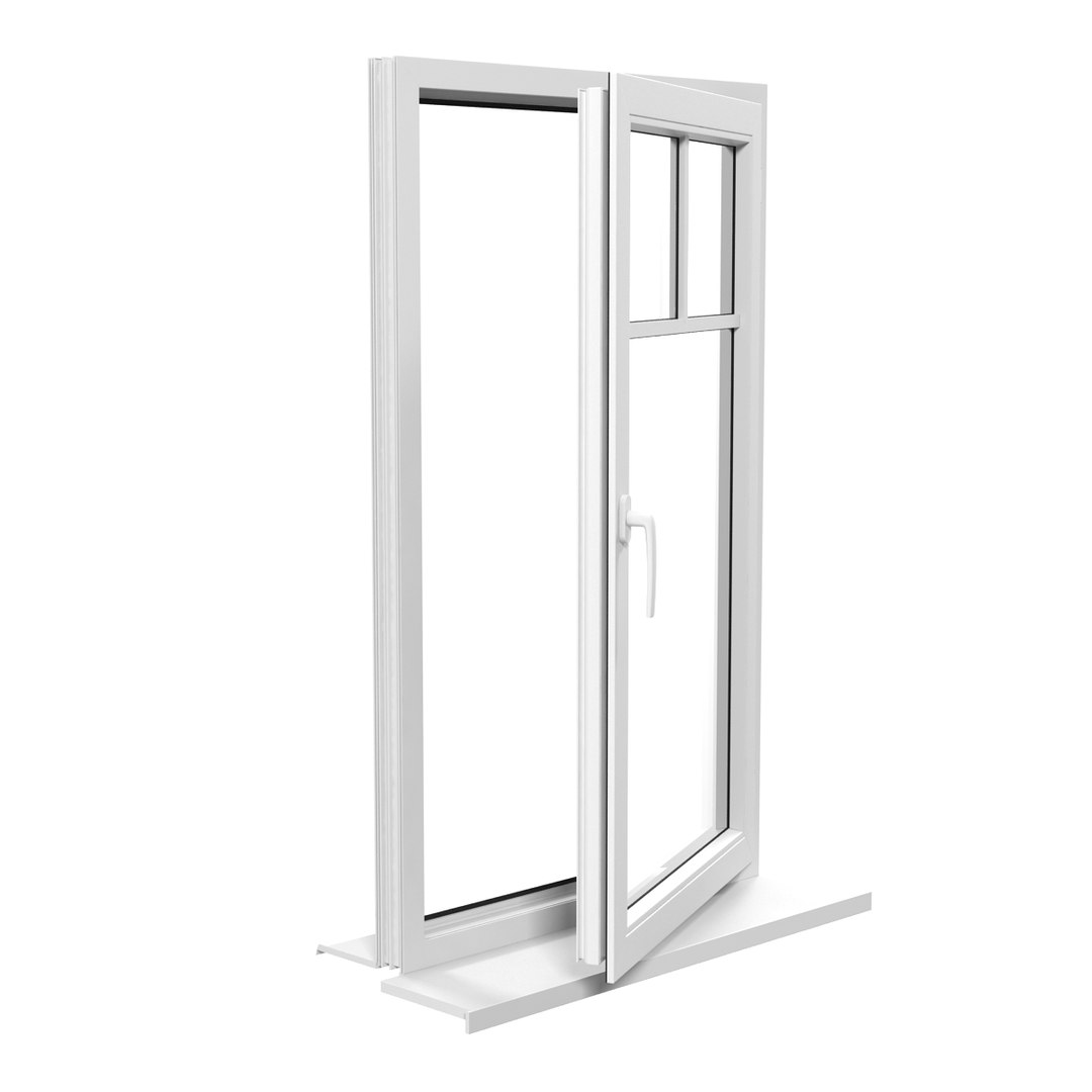 3d model plastic window 5