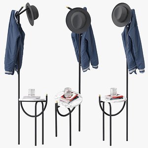 3D Nordic Coat Rack
