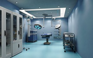 3D surgery room  Operating room