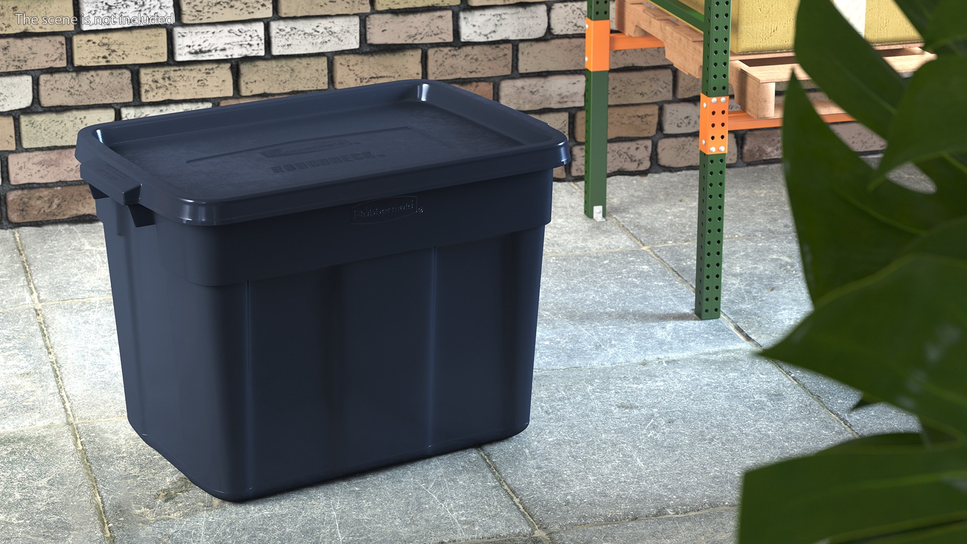 Rubbermaid Roughneck Storage Tote 18 Gallon 3D model TurboSquid 1799511