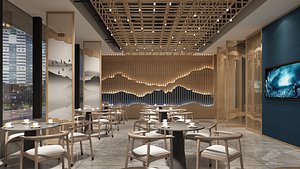 New Chinese Style Restaurant 3D model