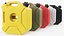 Plastic Fuel Can 5 Liter Multicolor Set