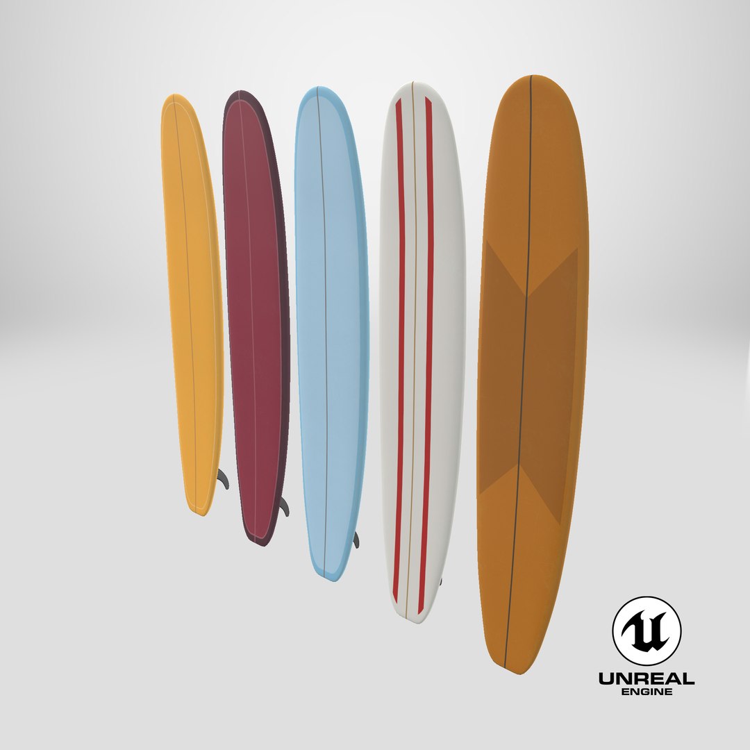 Fibreglass Longboard Surf 3D model https://p.turbosquid.com/ts-thumb/7x/hH8vLw/Bb/stemcell_unreal_render/png/1740499664/1920x1080/fit_q87/6413af110196bfbc2878604ba97ec1993d9e6be0/stemcell_unreal_render.jpg