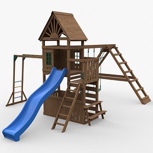 3D PBR Playground Jungle Gym 10 model