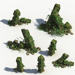Ruin Stone Column