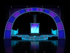 3D Night Show Stage Bundle