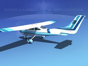 3d skylane cessna 182 model