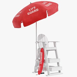 Tailwind Furniture lifeguard chair 3D model