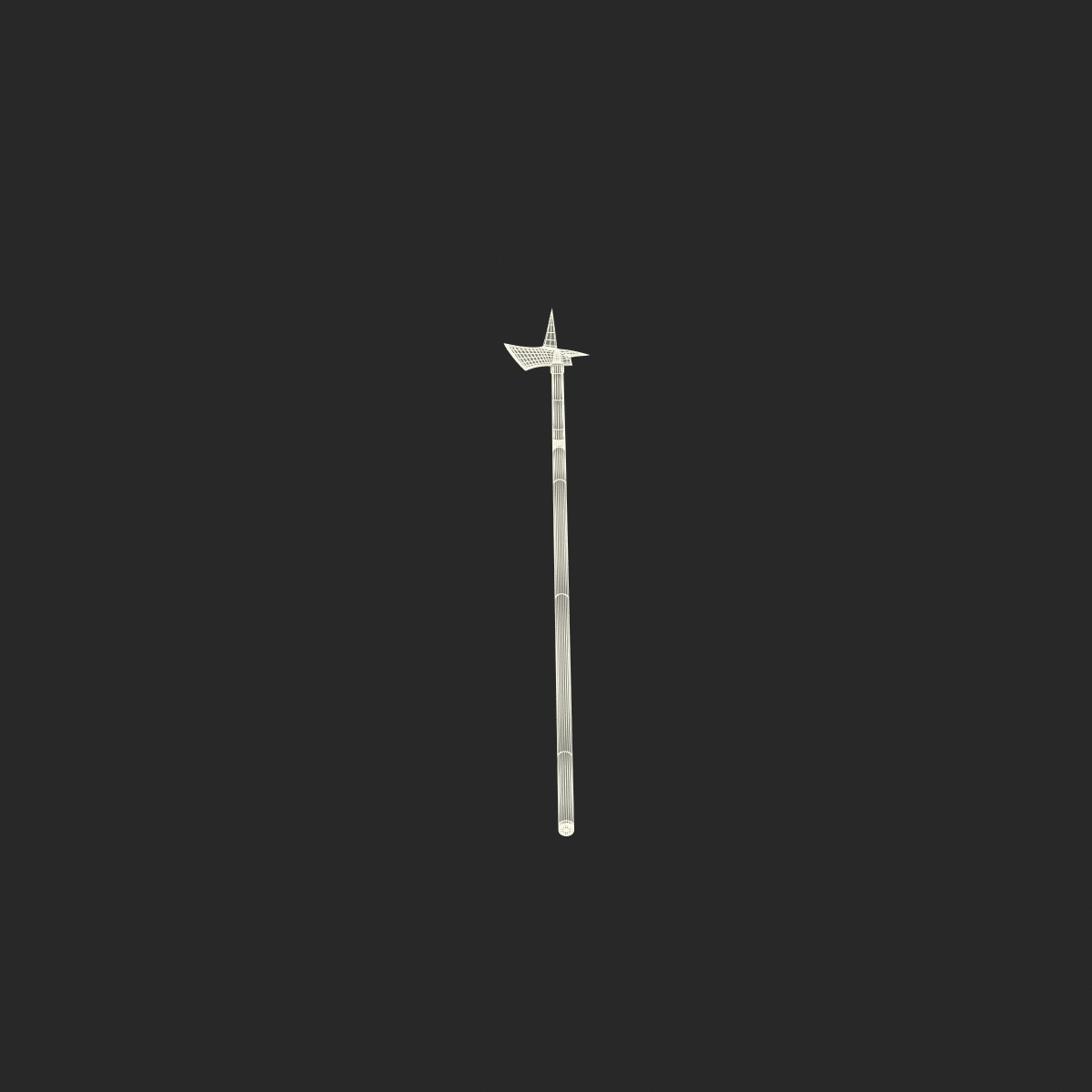 3d halberd polearm