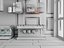 Collezione di attrezzature per bar e caffetterie