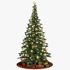 christmas tree obj