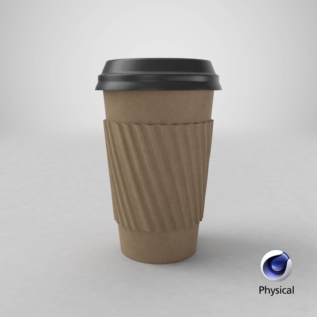 3D model realistic coffee paper cup - TurboSquid 1576141