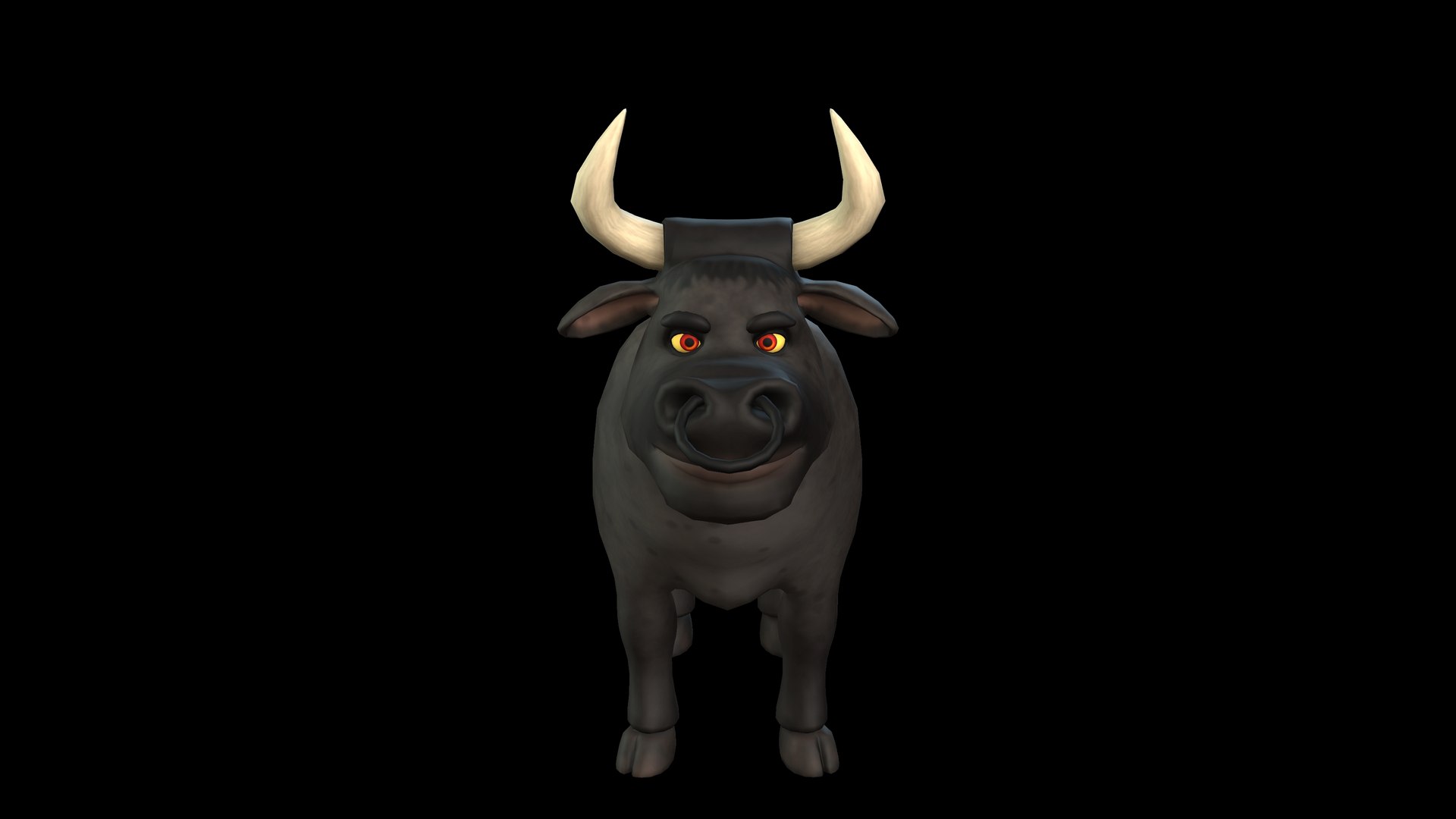Bull Animation 3D Model - TurboSquid 1705724