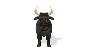 bull animation 3D model