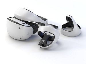 Sony Playstation VR2 Headset 3D model