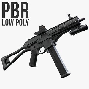 lwrc smg-45 3D model