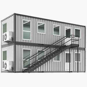 Detailed Portable Building