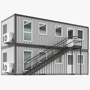 Detailed Portable Building