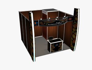 3x3 system octanorm Booth Design 3D model