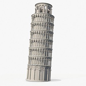 Pisa Tower PBR 3D model