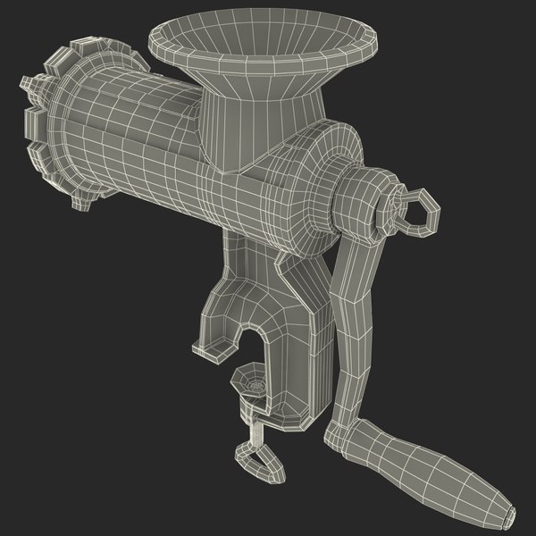 3d model manual meat grinder