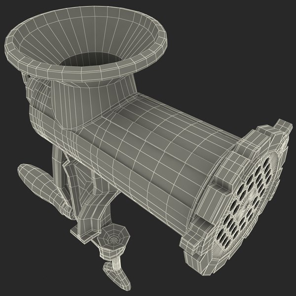 3d model manual meat grinder