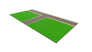 3D Road 01 model