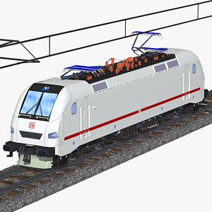 3D model talgo db class 105 electric locomotive