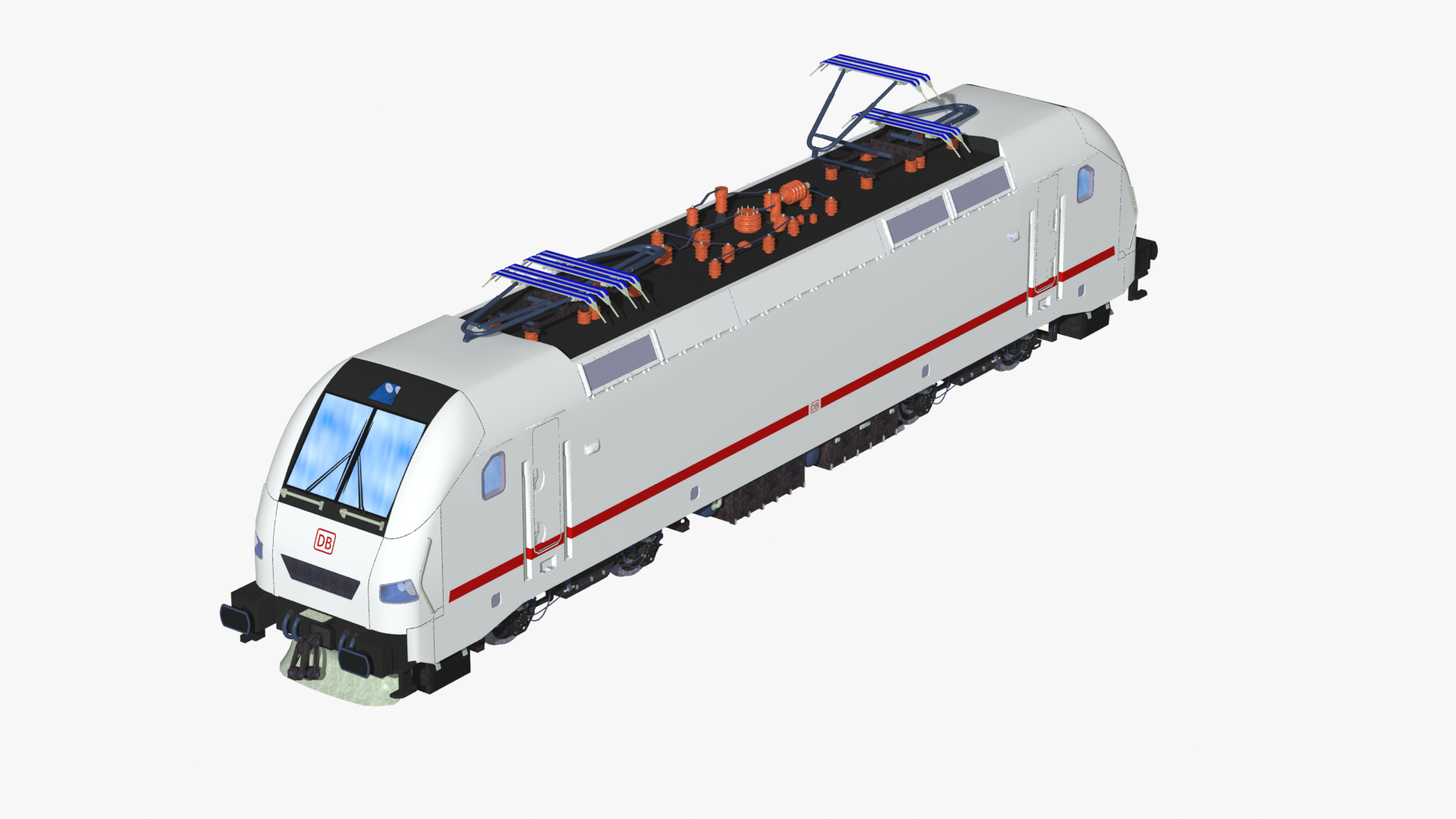 3D Model Talgo Db Class 105 Electric Locomotive - TurboSquid