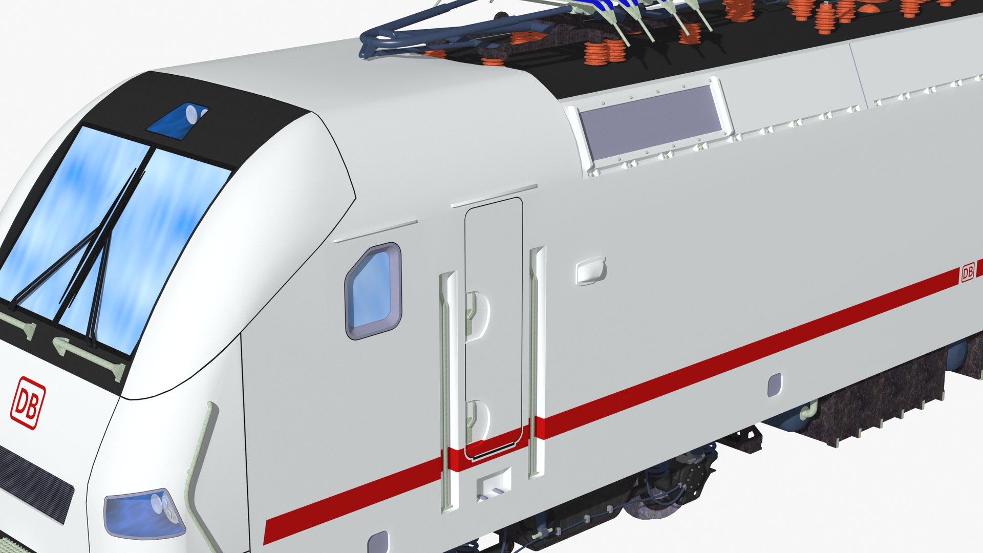 3D model talgo db class 105 electric locomotive - TurboSquid 2159664