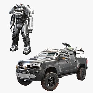 Post Apocalyptic Truck and Armor