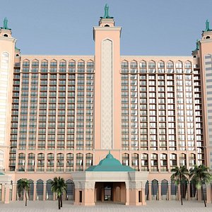 Traditional Middle Eastern Hotel 3D model